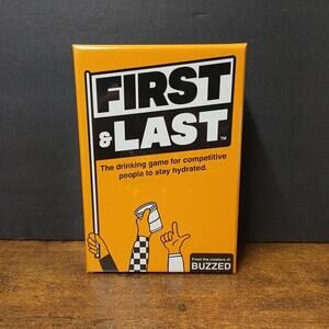 NEW SEALED First and Last – The Drinking Card Game Sealed